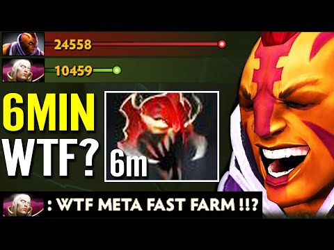 6min Madness Mask AM WTF!!? 100% New Meta Crazy Fast Farm Anti Mage Carry Build Guide Dota 2 Pro