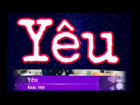 Yêu || Khắc Việt || Tone Nữ || Bl livekaraoke