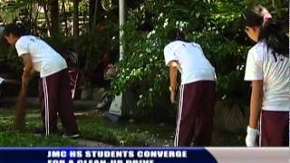 JMC HS Students Converge for a Clean-Drive