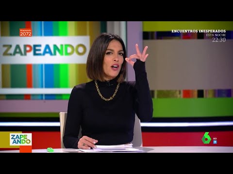 La reacción de Lorena Castell al descubrir que le han cambiado este dato de la Wikipedia - Zapeando