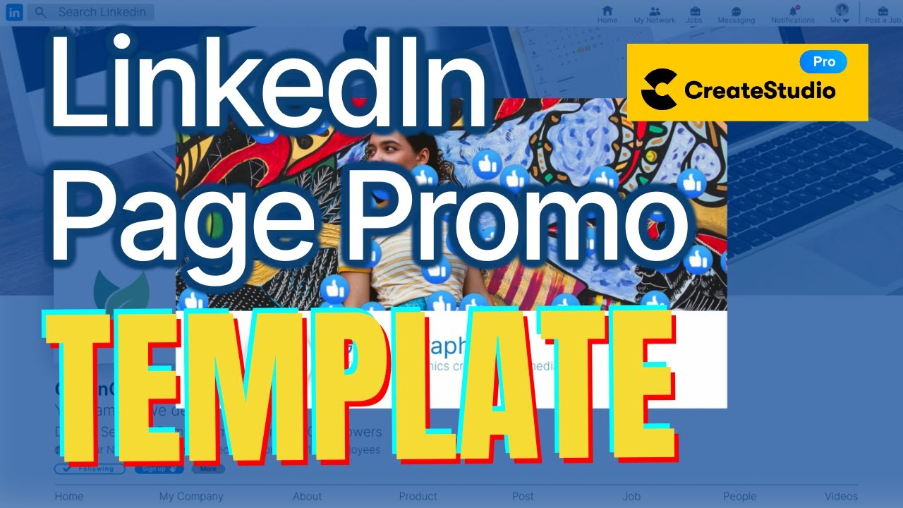 LinkedIn Page Promo Template [create studio pro 2022]