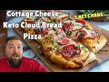 Cottage Cheese Keto Cloud Bread Pizza LOW CARB Delicious Dinner Idea