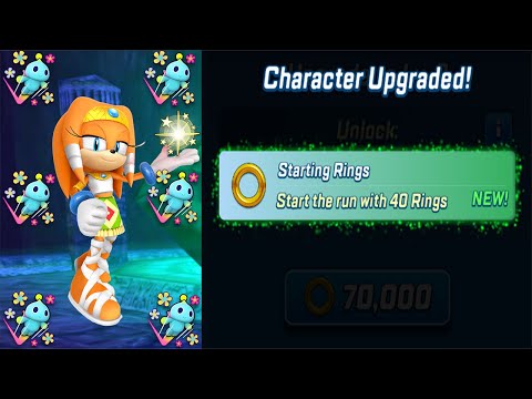 Sonic Forces - Tikal New Character Upgraded to Lv. 9 - All 71 Characters Unlocked Android Gameplay