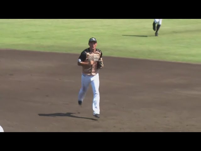 【ファーム】ファイターズ・高濱 同点のピンチを救うジャンピングキャッチ!! 2020/8/16 M-F(ファーム)