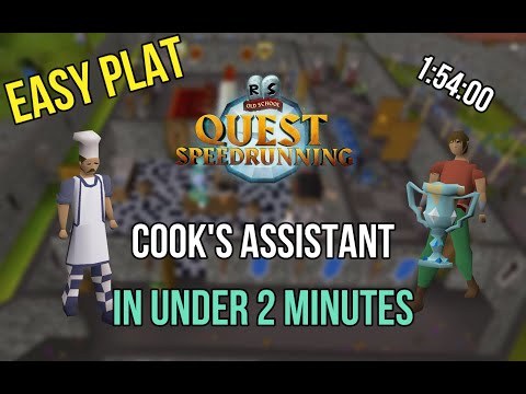 Cook's Assistant in under 2 minutes! - [Speedrunning Quest Guide OSRS]