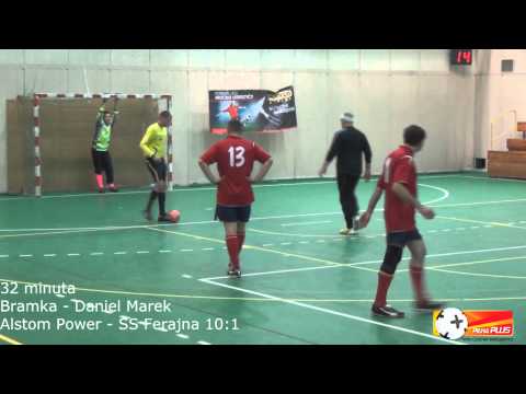 Alstom Power - SS Ferajna 14:1 - Bramki, Piłka Plus, Sezon Zima 2013/2014, 15.12.2013