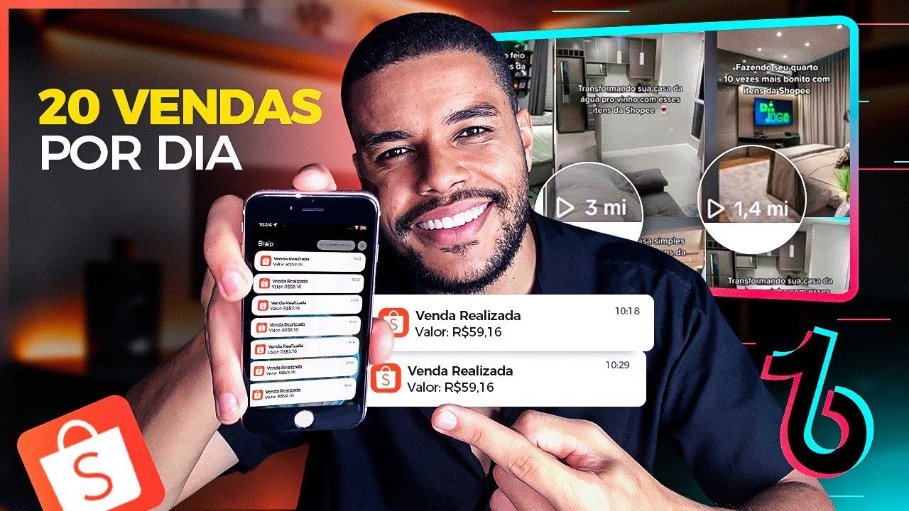 COMO VENDER NO TIKTOK COM VIDEOS DE ACHADINHOS SHOPEE