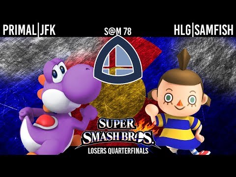 Sm4sh@Mines 78 - Primal|JFK (Yoshi) Vs. HLG|SAMFISH (Villager) - Losers Quarterfinals