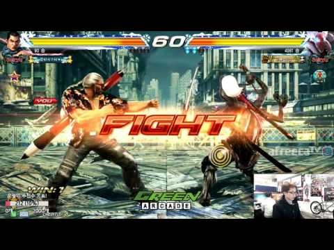 2017/01/08 Tekken 7 FR Rank Match! Knee (Feng) vs Eyemusician (Yoshimitsu)
