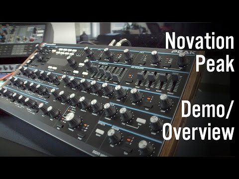 Novation Peak Synth Demo & Overview