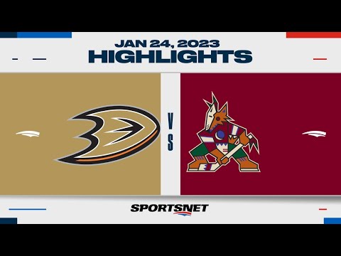 NHL Highlights | Ducks vs. Coyotes - January 24, 2023