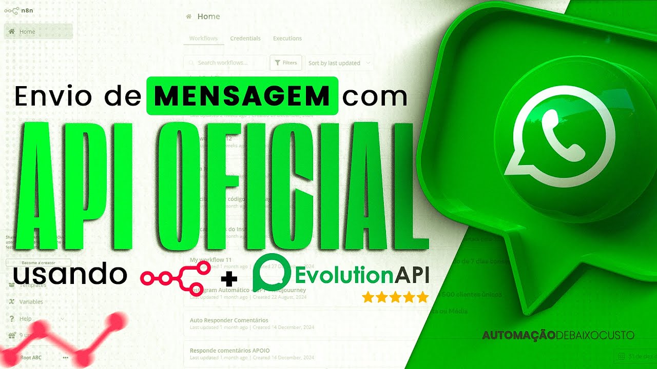 Envio de mensagem com API OFICIAL do WhastApp usando n8n e Evolution API 2.0