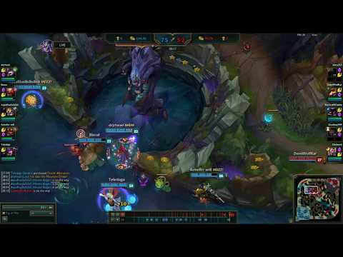 teemo shroom baron steal in urf 2017