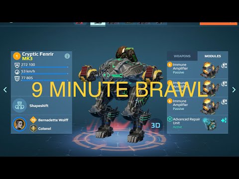 Unstoppable Fenrir Build 3 x Immune Amplifier Durability Extender 9 Minute Brawl