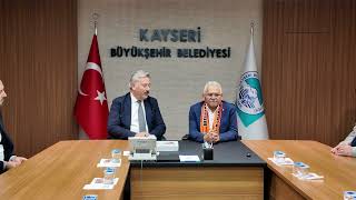 baskan buyukkilic melikgazi kayseri kadin basketbol takimini agirladi