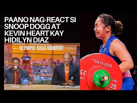 SNOOP DOGG & KEVIN HART REACT TO HIDILYN DIAZ 1ST OLYMPIC GOLD #funny #comedy #kevinhart  #snoopdogg