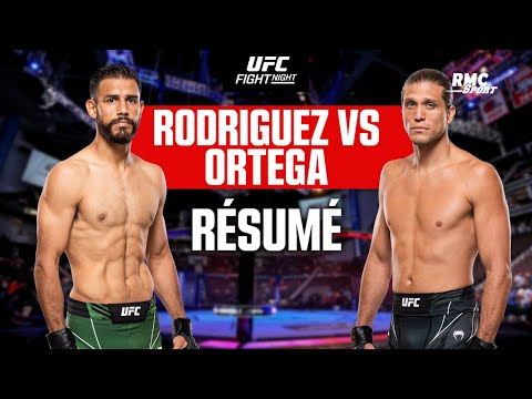 Résumé UFC : une guerre et une soumission magistrale... le choc Rodriguez-Ortega n'a pas déçu