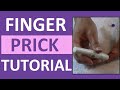 How To Prick Finger Tips With A Lancet Device For Checking A Blood Sugar Nursing Skills