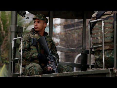 Brazilian Armed Forces, Police Patrol Streets During Ongoing Rio Olympics