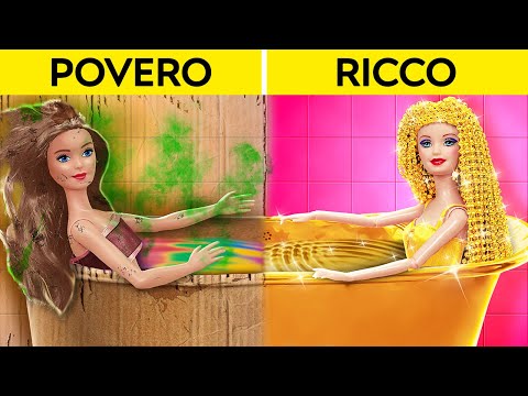 WE ADOPTED A BARBIE 👸💕 New makeover for your doll || Little DIYs by 123 GO!