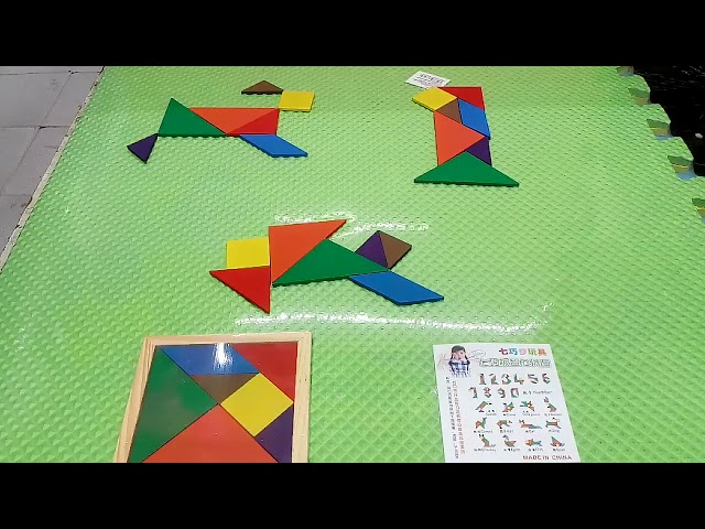 Vídeo relacionado con EACHHAHA Montessori Puzzle de Madera, Juguete de Tangram, Divertido Juguete Educativo, con 155 Piezas de Formas geométricas y 24 Tarjetas de diseño,Juegos educativos para niños de 3 4 5 6 7 años