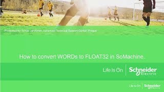 How to convert WORD to FLOAT in SoMachine