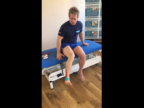 Easy way to tape for an inversion sprain: Full Ankle Support