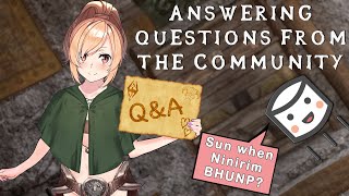 【Q&A】Answering questions from community! PART 1