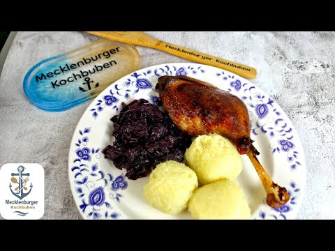 Diese knusprige Gänsekeule aus dem Ofen gelingt immer