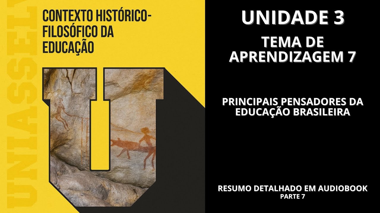 [07] Contexto Histórico Filosófico da Educação (RESUMO) - UNIDADE 3 TEMA DE APRENDIZAGEM 7