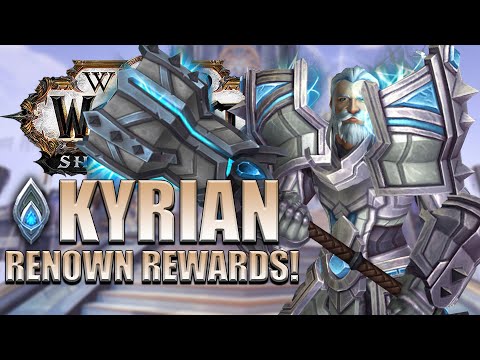 Kyrian Renown REWARDS! Mounts/Transmog/Pets/Titles & More | Shadowlands