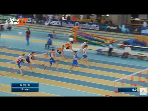 CESCA MANOJLOVIC PACITTO 60 Hs Promesse Uomini   Finale   Campionati Italiani Indoor 2018