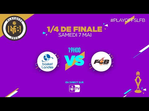 LIVE LFB | Basket Landes - Charleville-Mézières | Playoffs 1/4 finale aller