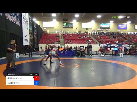 2018 Marine Corps US Open/Senior Men's Greco-Roman 63 Rnd Of 16 - Lilshawn Greedy (Army) Vs. Taylo