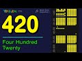 Numbers 1 To 1000 But In Alphabetical Order HD
