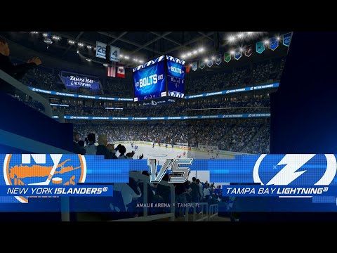 NHL 20 - New York Islanders vs. Tampa Bay Lightning [1080p 60 FPS]