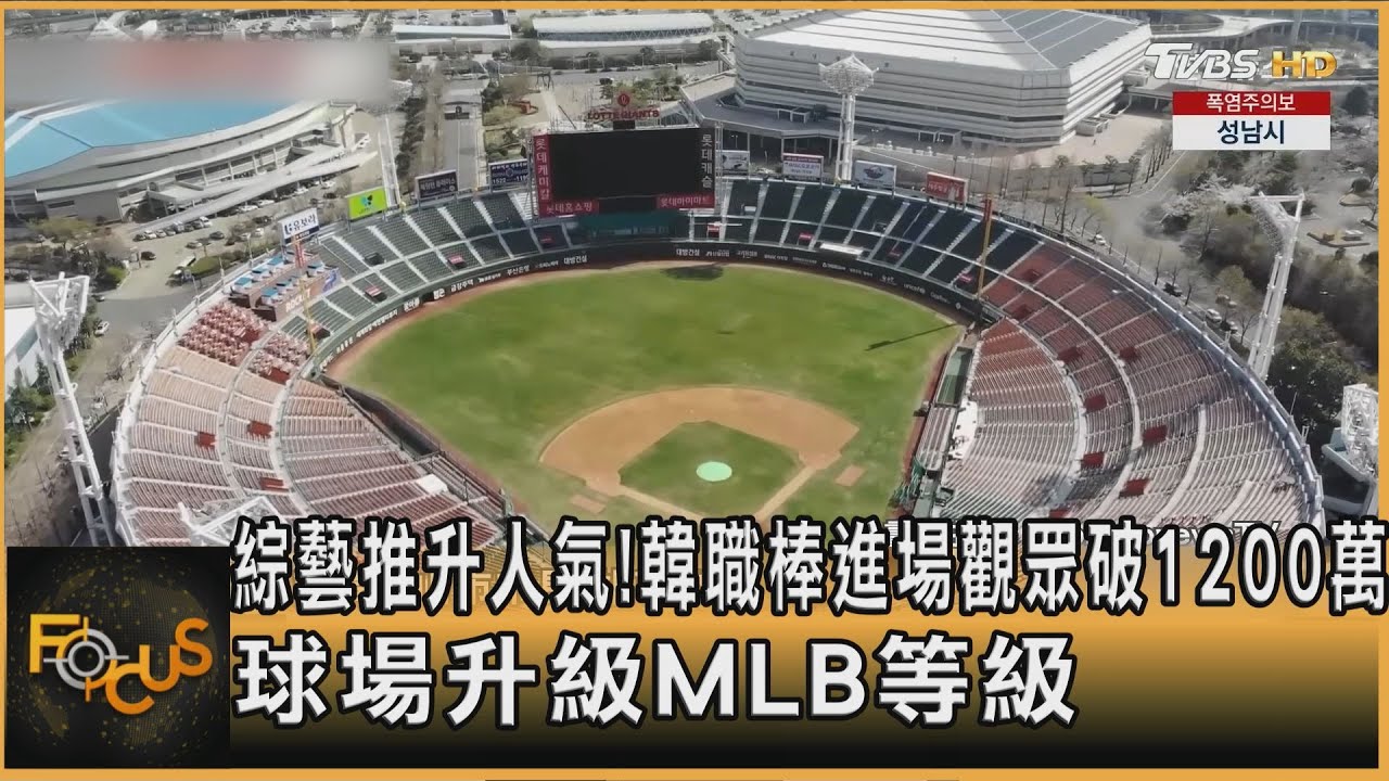 綜藝推升人氣!韓職棒進場觀眾破1200萬 球場升級MLB等級