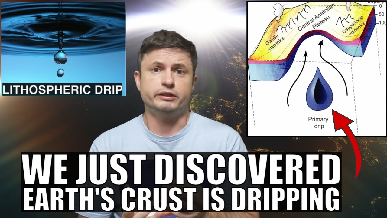 Wait What?! Earth's Crust Is Dripping Into the Mantle, Causing Weird Effects