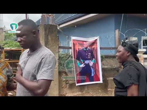 💔Sombre Scenes at Squadron Leader Peter Anala’s Family Home in Tamale