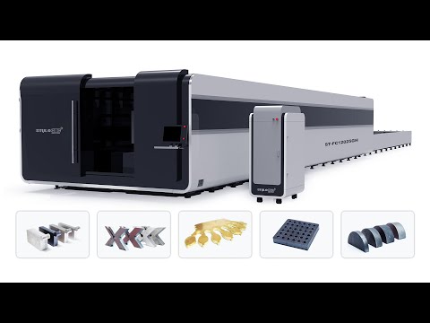High Speed 12KW IPG Fiber Laser Cutter for Sheet Metal