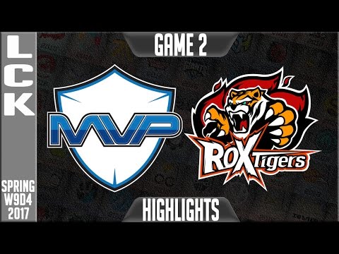 MVP vs ROX Tigers Highlights Game 2 - LCK W9D4 Spring 2017 MVP vs ROX G2