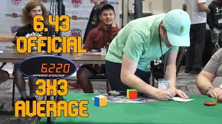 6.43 Official 3x3 Average! (+6.17 Rolling Average)