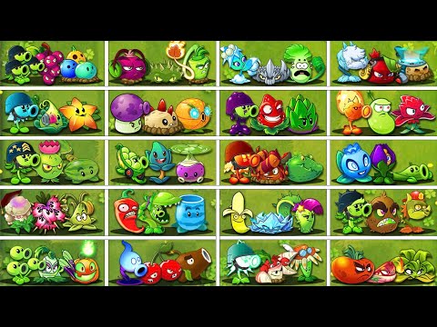 Random 20 Team 3 Plants Vs All Team Zombies - Who Will Win? - Pvz 2 Battlez