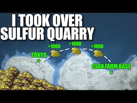 How I Stole 40k+ Sulfur from a clan in Solo Rust...