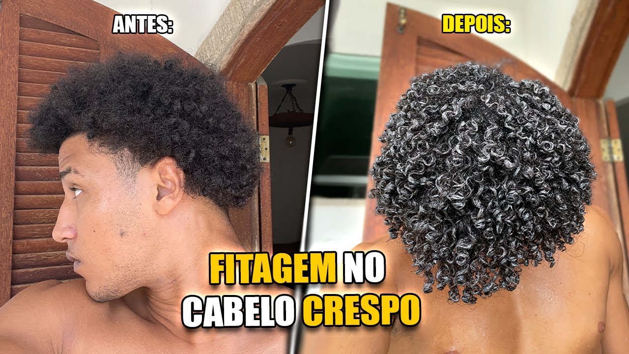 COMO FAZER FITAGEM NO CABELO CRESPO/CACHEADO (passo a passo) tutorial atualizado!!