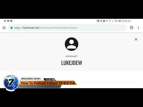 How To Preload Fallout 76 B.E.T.A Xbox