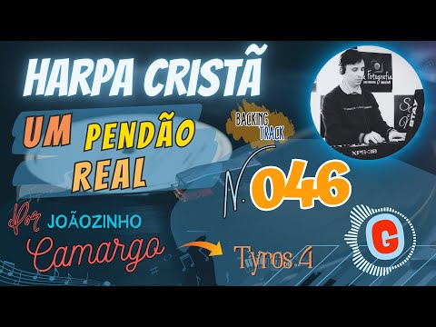 Um Pendão Real (046) Harpa Cristã - Playback c/ letra - Por Joãozinho Camargo / Tom: Sol Maior (G)