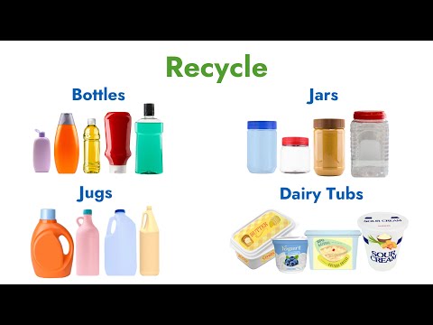 Part of a video titled Sorting Plastics for Recycling - YouTube