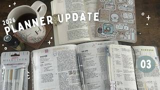 March 2026 Planner Update | Hobonichi, Reading, Commonplace, Mildliners!!