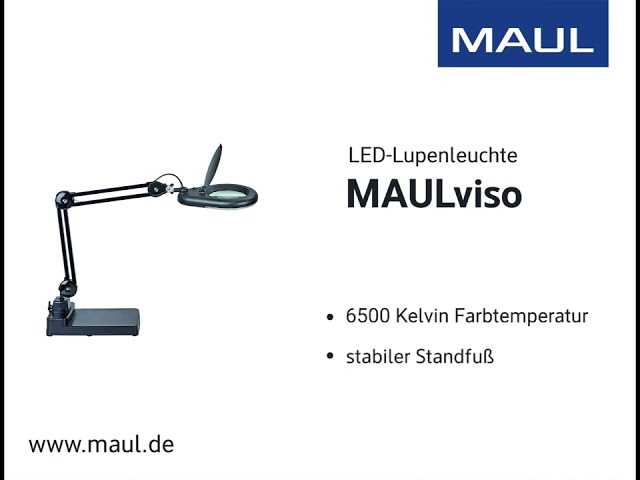 Video Teaser für MAULviso Lupenleuchte - schwarz